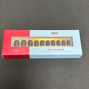 Kleo Kolor Press-On Gel Nails - Capped Onyx - NIB